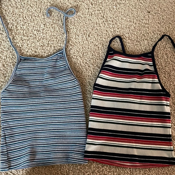 Brandy Melville Tops - Brandy Melville halter tops, $8 each, $15 both